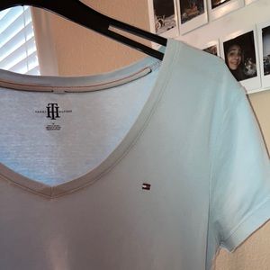 Tommy Hilfiger baby blue tee. Perfect condition.